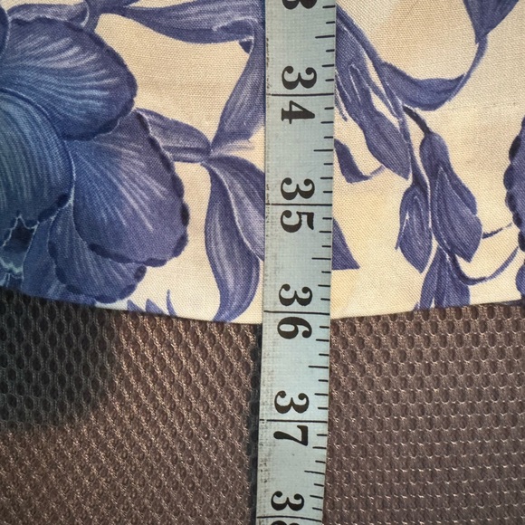 H&M 2 Piece Floral Pant Set Size 10 Blue & White - Picture 15 of 16